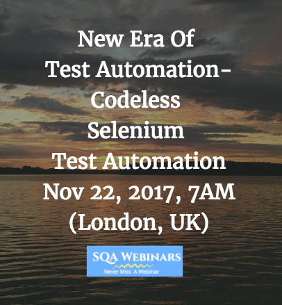 New Era Of Test Automation-Codeless Selenium Test Automation- KiwiQA