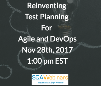 Reinventing Test Planning for Agile and DevOps