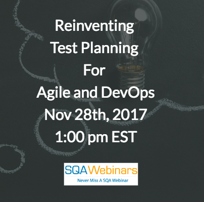 Reinventing Test Planning for Agile and DevOps