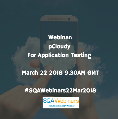 Start using pCloudy for your App Testing @pCloudy #sqawebinars22March2018