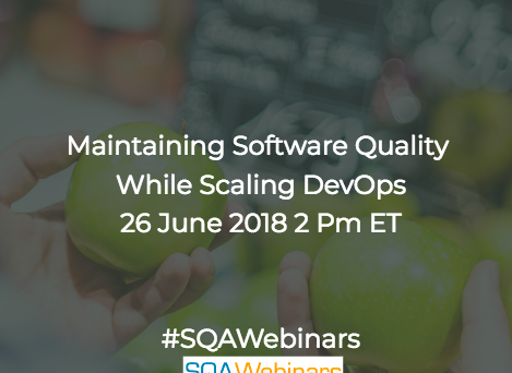 Maintaining Software Quality while Scaling DevOps #microfocus #sqawebinars26june2018