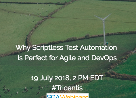 Why Scriptless Test Automation is Perfect for Agile and DevOps #tricentis #SQAWEBINARS19JULY2018